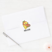 Sticker Rond Man gogh Funny Artiste Mango Pun (Enveloppe)