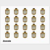 Sticker Rond Man Up Pills (Feuille)