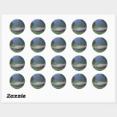 Sticker Rond Manatee (Feuille)
