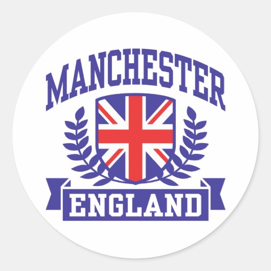 Sticker Rond Manchester (Devant)