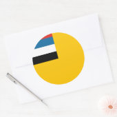 Sticker Rond Manchukuo (Enveloppe)