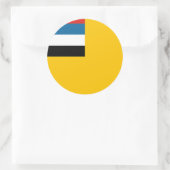 Sticker Rond Manchukuo (Sac)