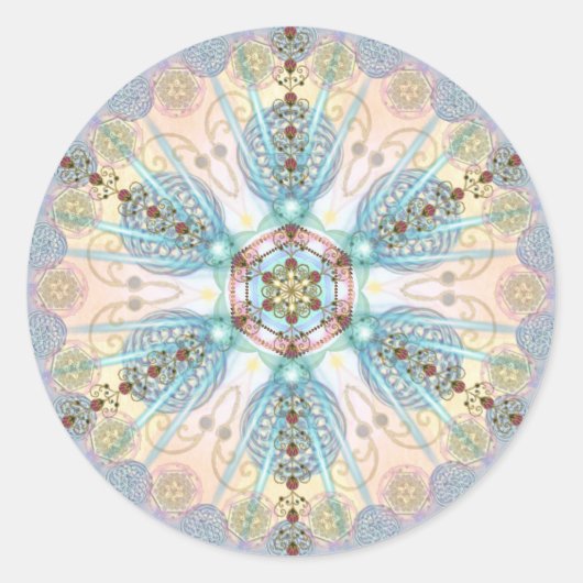Sticker Rond Mandala (Devant)
