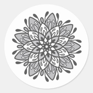 Sticker Rond Mandala