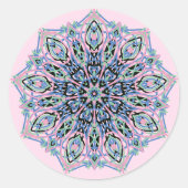 Sticker Rond Mandala. (Devant)