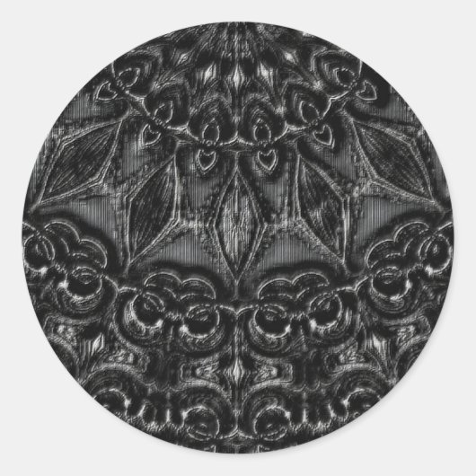 Sticker Rond Mandala (Devant)