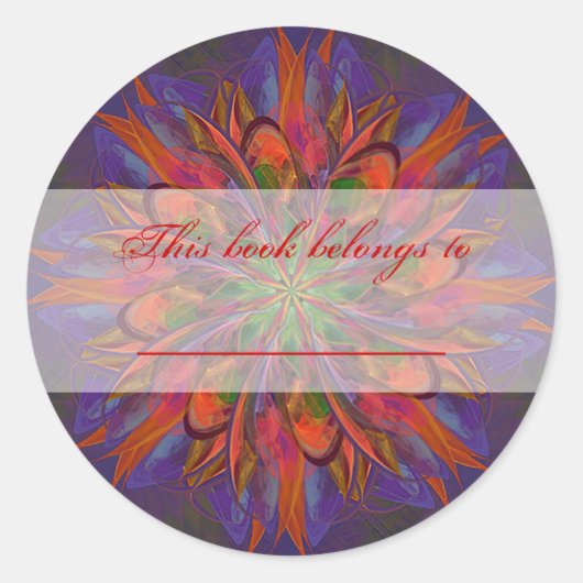 Sticker Rond Mandala (Devant)