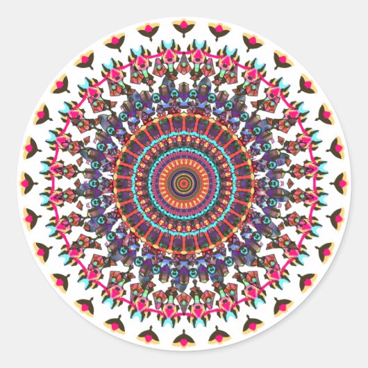 Sticker Rond Mandala (Devant)