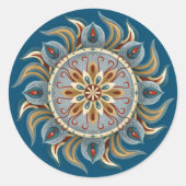 Sticker Rond Mandala (Devant)
