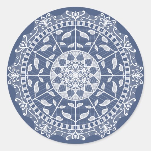 Sticker Rond Mandala (Devant)