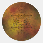 Sticker Rond mandala (Devant)