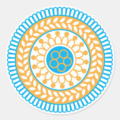 Sticker Rond Mandala (Devant)