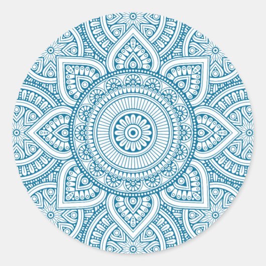 Sticker Rond Mandala (Devant)