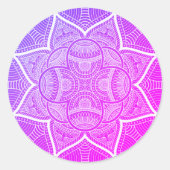 Sticker Rond mandala (Devant)