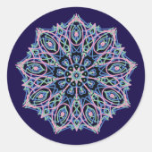 Sticker Rond Mandala. (Devant)