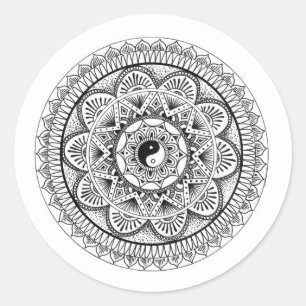 Sticker Rond Mandala (3)