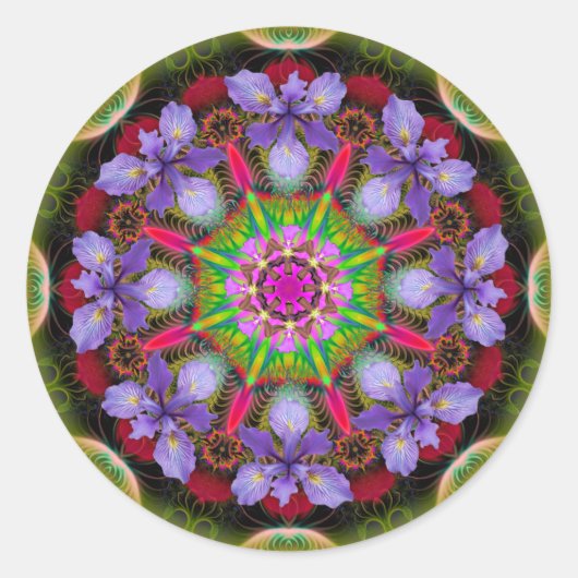 Sticker Rond Mandala ~ 4.8.2019 B (Devant)