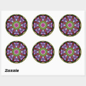 Sticker Rond Mandala ~ 4.8.2019 B (Feuille)