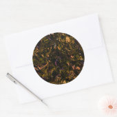 Sticker Rond Mandala Abstrait 5 (Enveloppe)