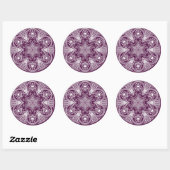 Sticker Rond Mandala Blackberry (Feuille)