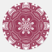 Sticker Rond Mandala Creation, tous les points pour un 8 (Devant)