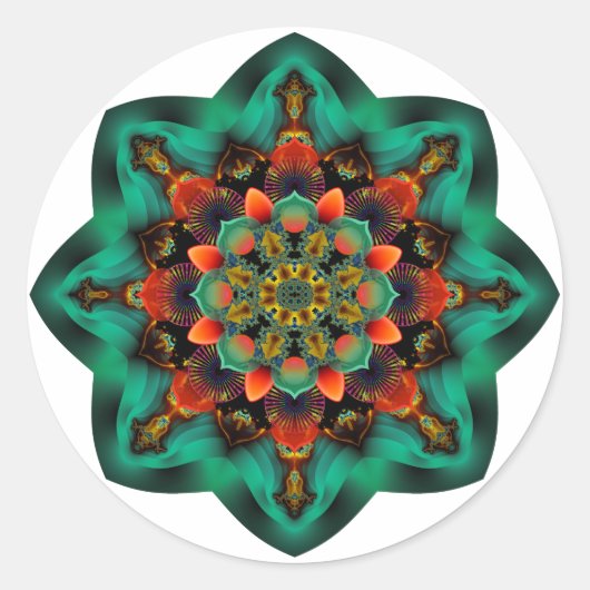 Sticker Rond Mandala ~ Daily Focus 10.12.2020 B (Devant)