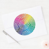 Sticker Rond Mandala de cercles 2 (Enveloppe)