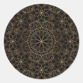 Sticker Rond Mandala de luxe 3 (Devant)