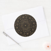 Sticker Rond Mandala de luxe 3 (Enveloppe)