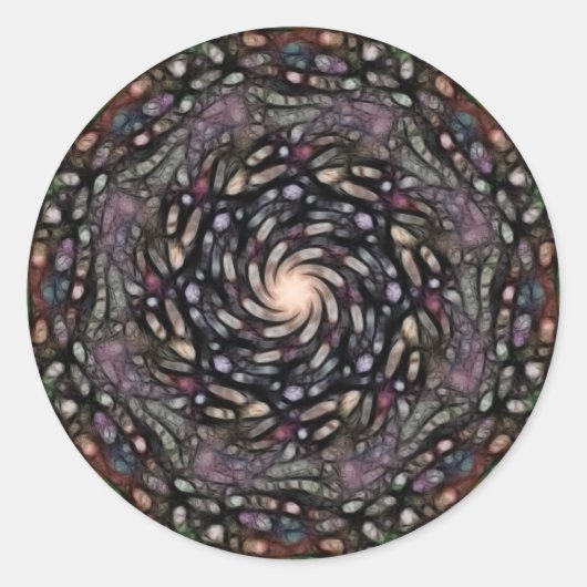 Sticker Rond Mandala de Sanguine Splendor (Sticker) (Devant)