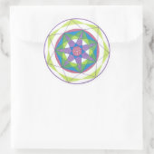Sticker Rond Mandala de transformation (Sac)