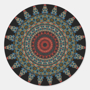 Sticker Rond Mandala décoratif
