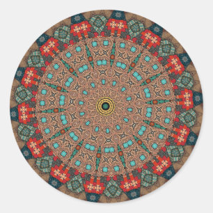 Sticker Rond  Mandala décoratif 