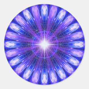 Sticker Rond Mandala d'instruction