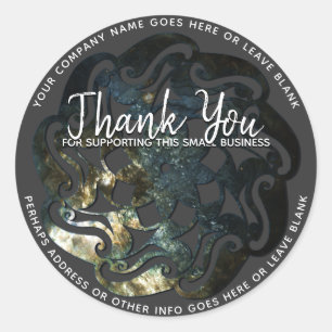 Sticker Rond Mandala du Temple Intérieur