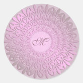 Sticker Rond Mandala ethnique (Devant)