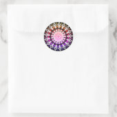 Sticker Rond Mandala Flower Design (Sac)