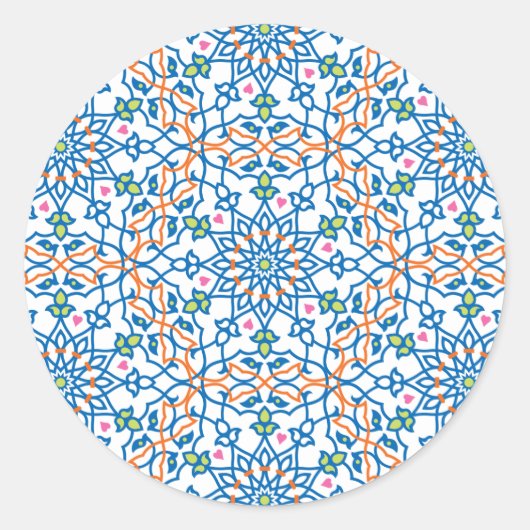Sticker Rond Mandala Inspiration 3 (Devant)
