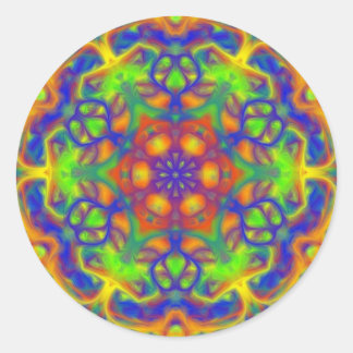 Sticker Rond Mandala Joy