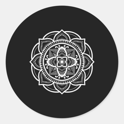 Sticker Rond Mandala K310 (Devant)