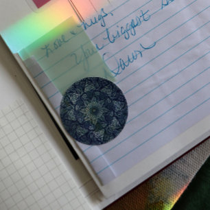 Sticker Rond Mandala Nature Florale