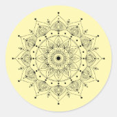 Sticker Rond Mandala Symbol  (Devant)