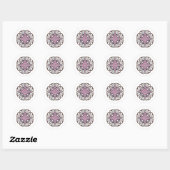 Sticker Rond mandala Zoom levingmandala Skip Craft (Feuille)