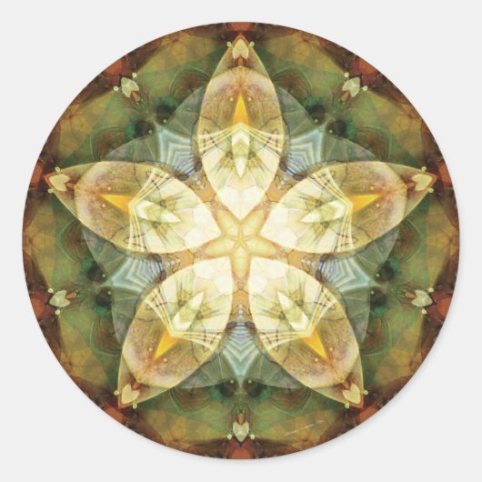 Sticker Rond Mandalas de pardon et de libération 1 (Devant)