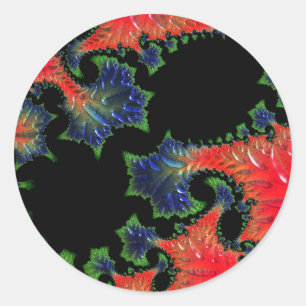 Sticker rond Mandelbrot Garden