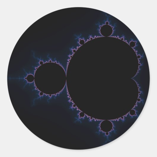 Sticker Rond Mandelbrot Set 10 (Devant)