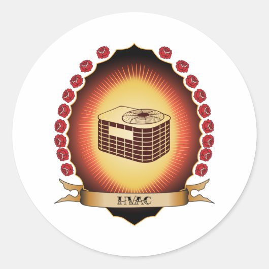 Sticker Rond Mandorla HVAC (Devant)