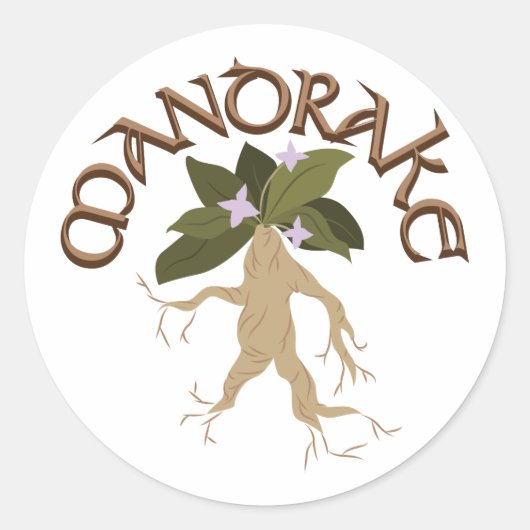 Sticker Rond Mandrake (Devant)