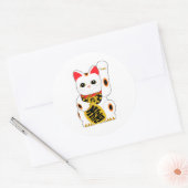 Sticker Rond Maneki Neko (Enveloppe)