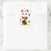 Sticker Rond Maneki Neko (Sac)